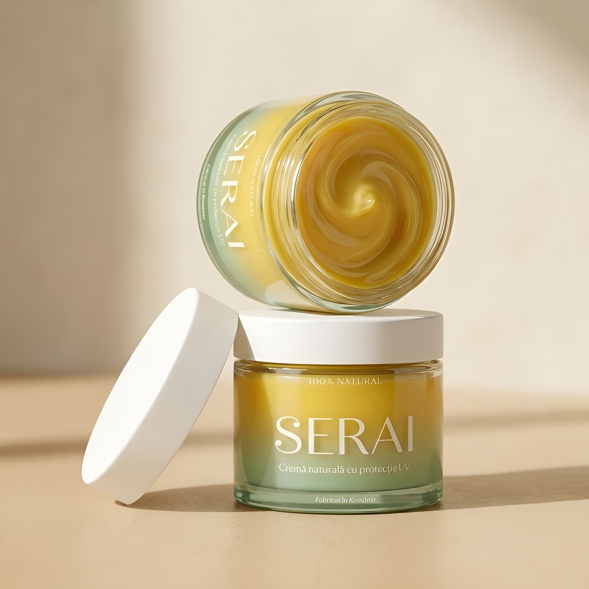 Cremă Naturală de Zi cu Protecție UV