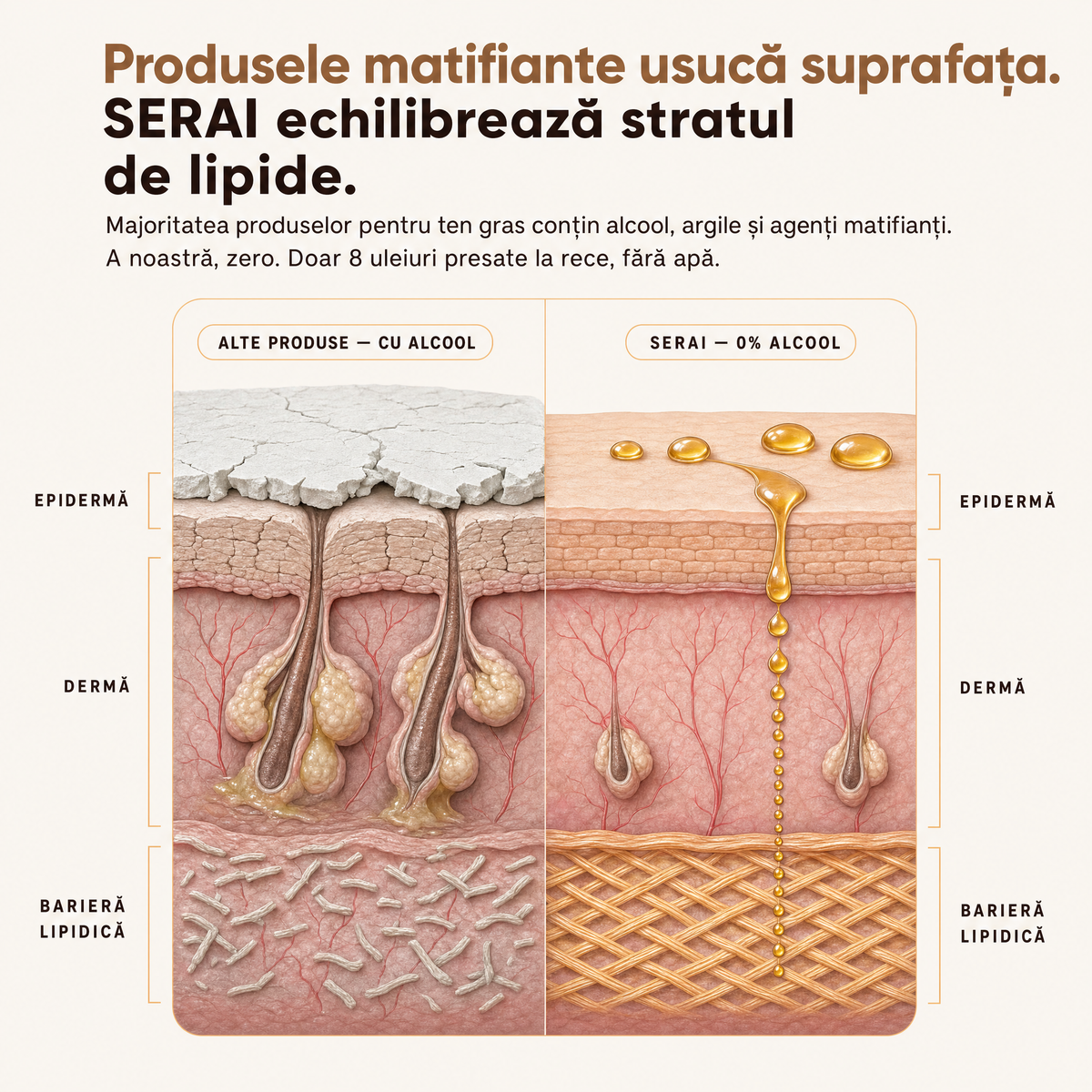 Crema Naturala Ten Gras & Acneic