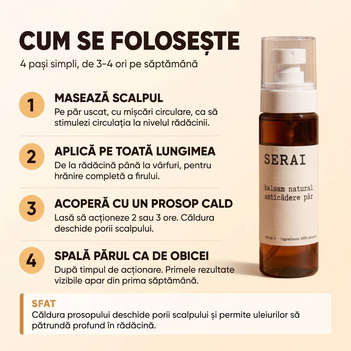 Balsam Natural Anticăderea Părului