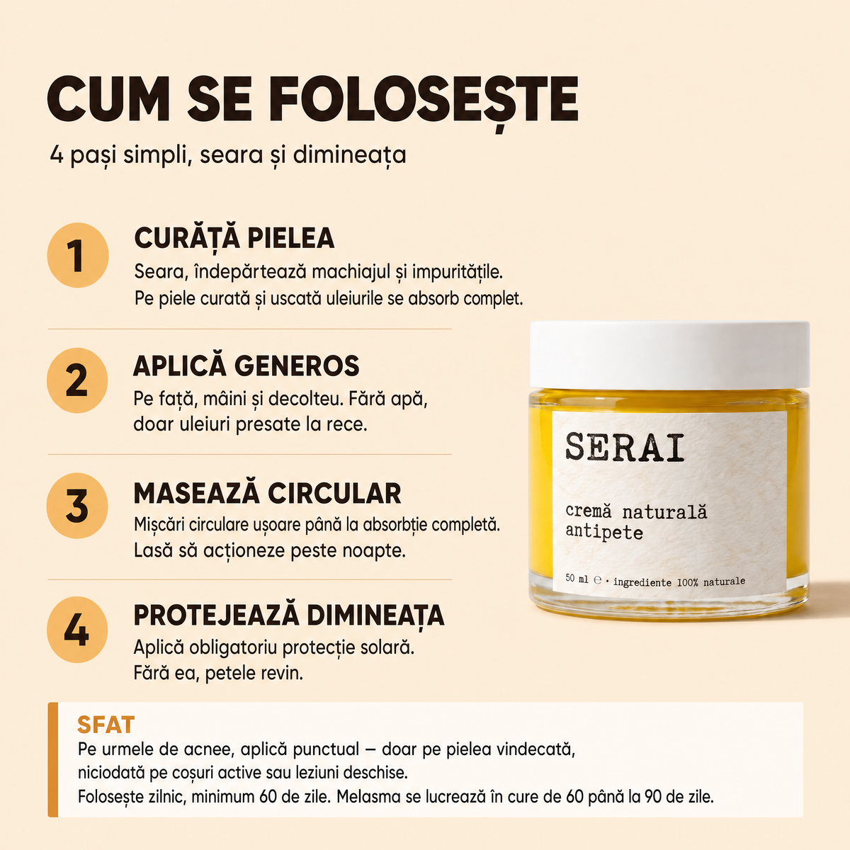Crema Naturală Antipete