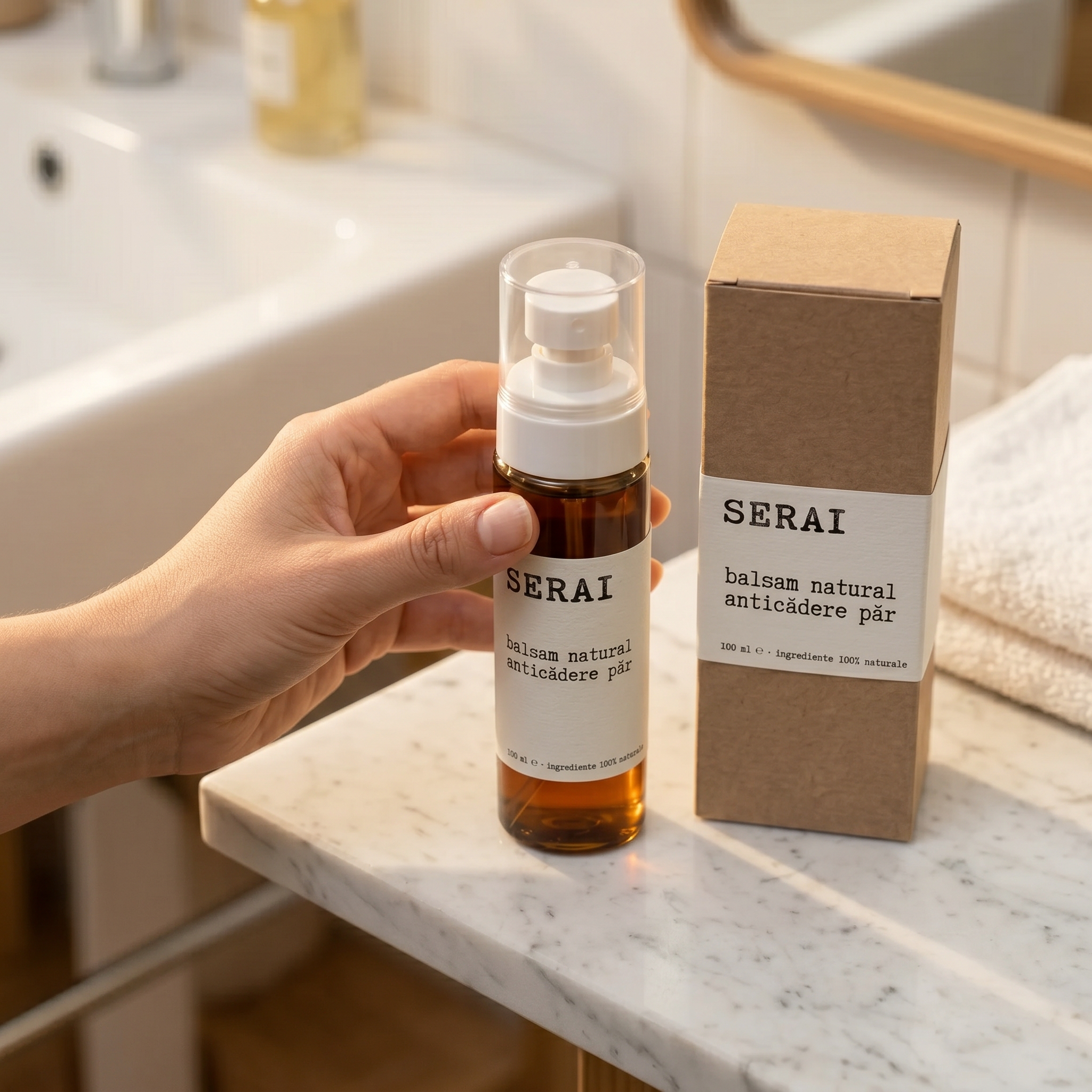 Balsam Natural pentru Anticăderea Părului