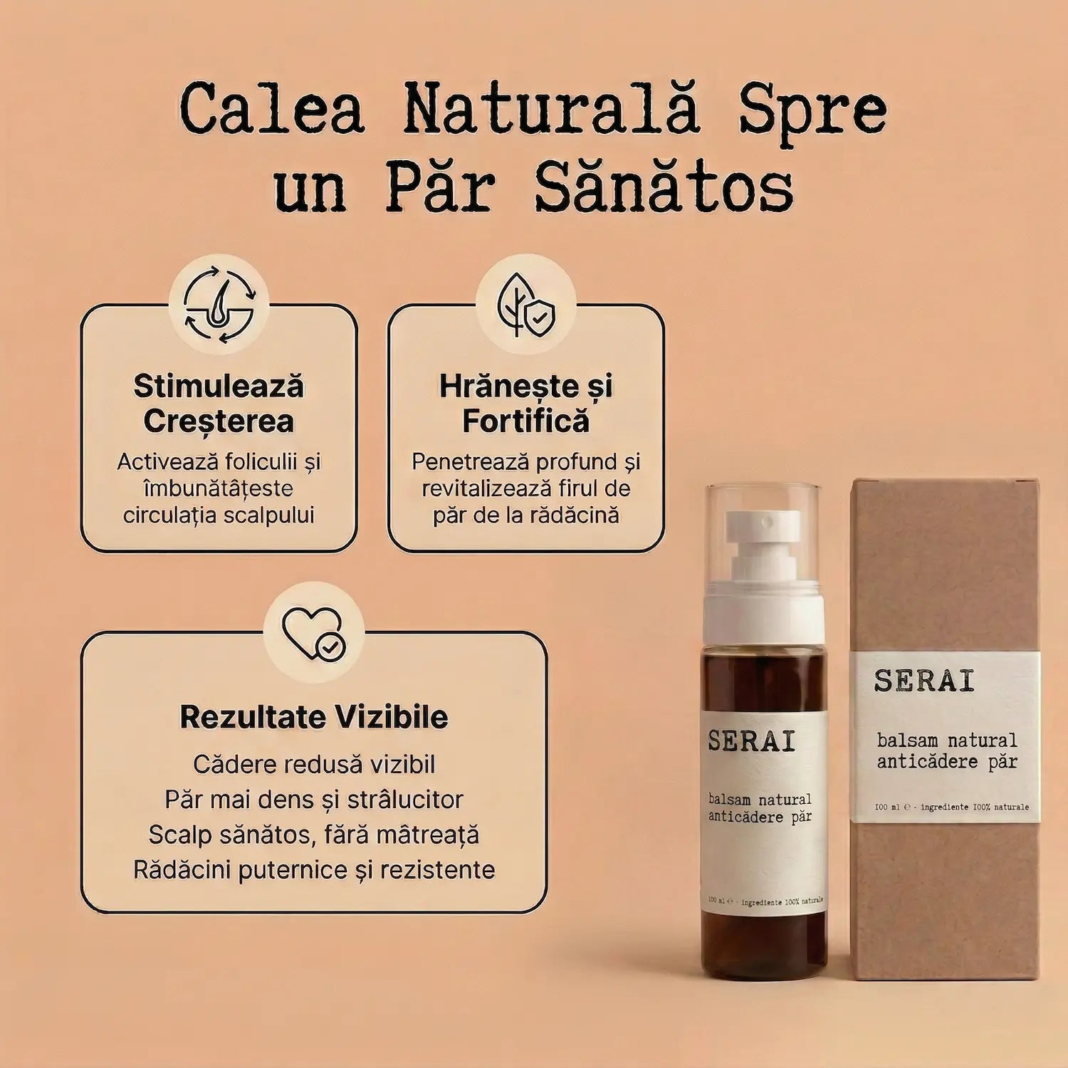 Balsam Natural Anticăderea Părului